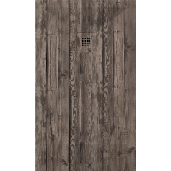 Receveur Chêne Moka lisse antidérapant