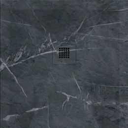 Receveur Marquina lisse antidérapant 
