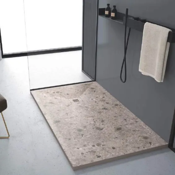  Receveur Terrazzo Schiste extraplat - Réflex Boutique