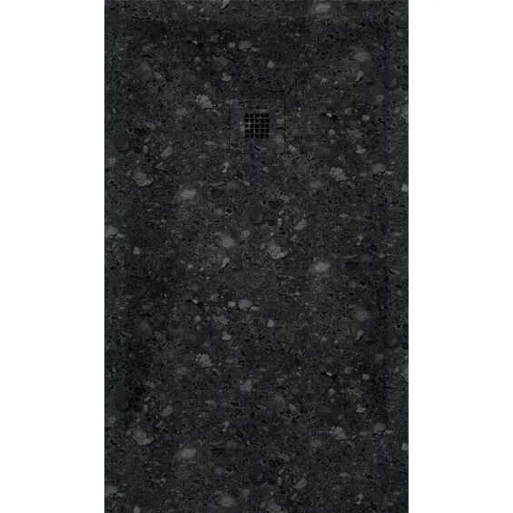  Receveur Terrazzo Schwarz extraplat - Réflex Boutique