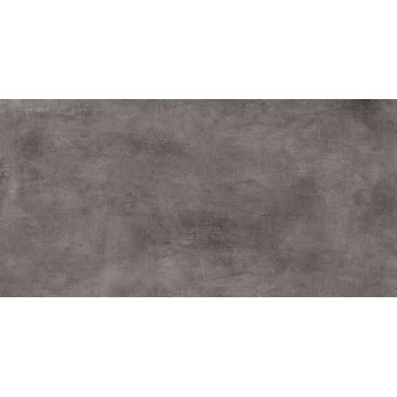 Carrelage sol effet béton Ginza noir fumé 30x60,4 cm