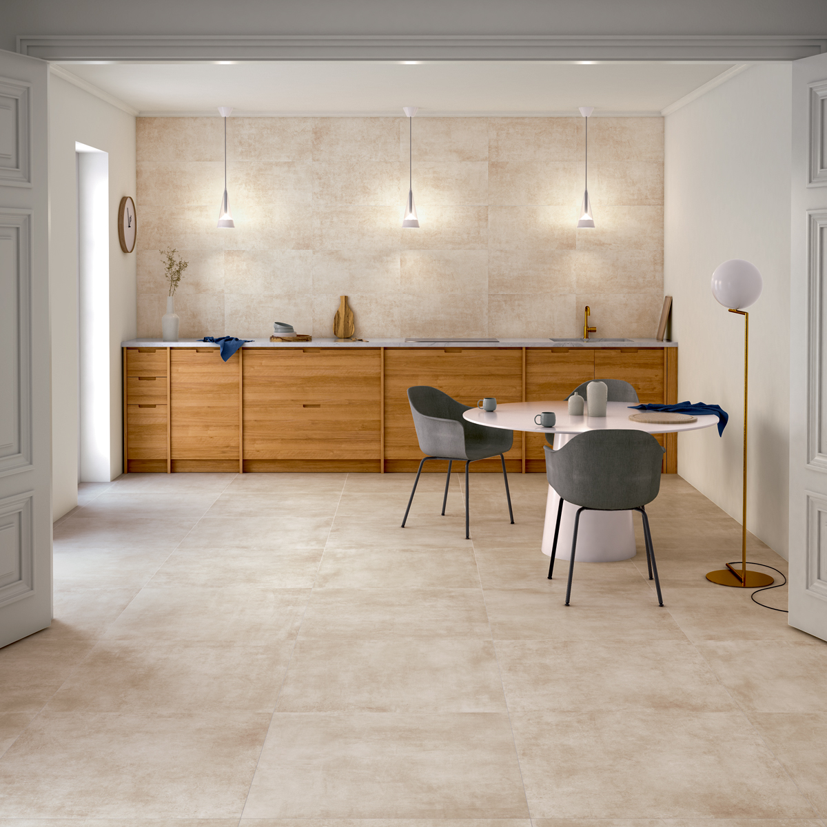 Carrelage sol effet béton Ginza sable 60x60 cm Réflex Boutique — free download