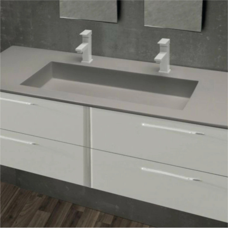 Vasque simple Selene Cuve XXL centrée