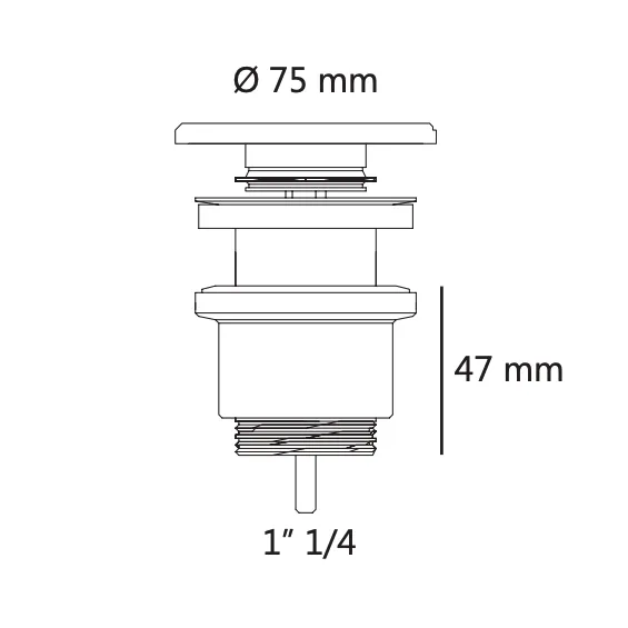  Vasque simple Atenea cuve XXL centrée - Réflex Boutique