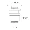  Vasque simple Atenea cuve XXL centrée - Réflex Boutique