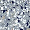  Carrelage sol effet terrazzo Crovato bleu ciel macro 20x20 cm - Réflex Boutique