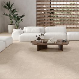 Carrelage sol effet Travertin Vittorio Terre60x30 cm