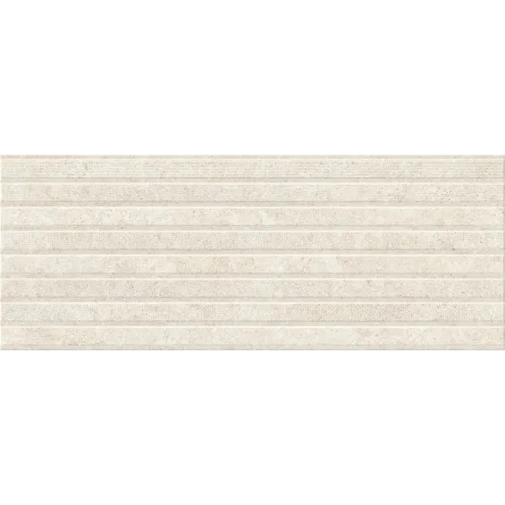 Carrelage mur décor Vittorio beige 33,3x90 cm - Réflex Boutique