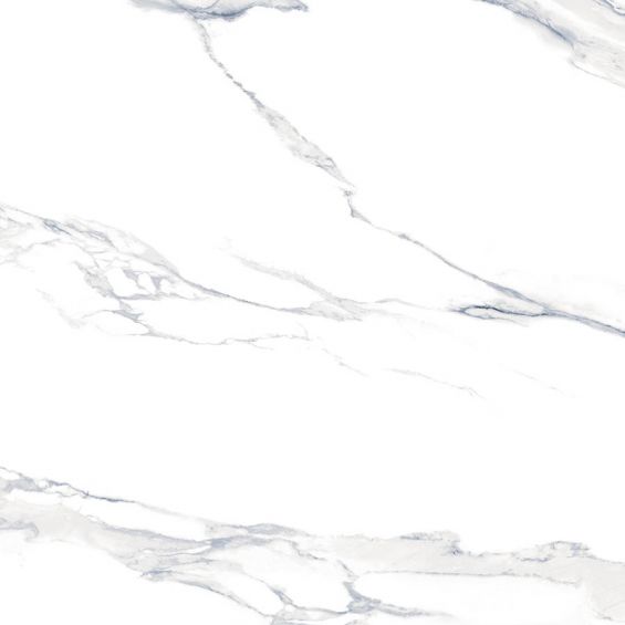 Carrelage sol et mur effet marbre poli brillant Crillon bleuté 60x60 cm