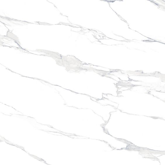 Carrelage sol et mur effet marbre poli brillant Crillon bleuté 120x120 cm