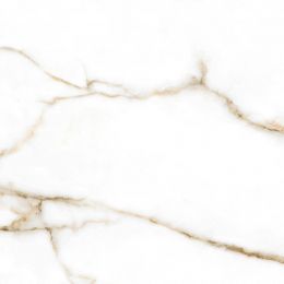 Carrelage sol et mur effet marbre poli brillant Crillon or 60x60 cm