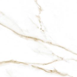 Carrelage sol et mur effet marbre poli brillant Crillon or 90x90 cm
