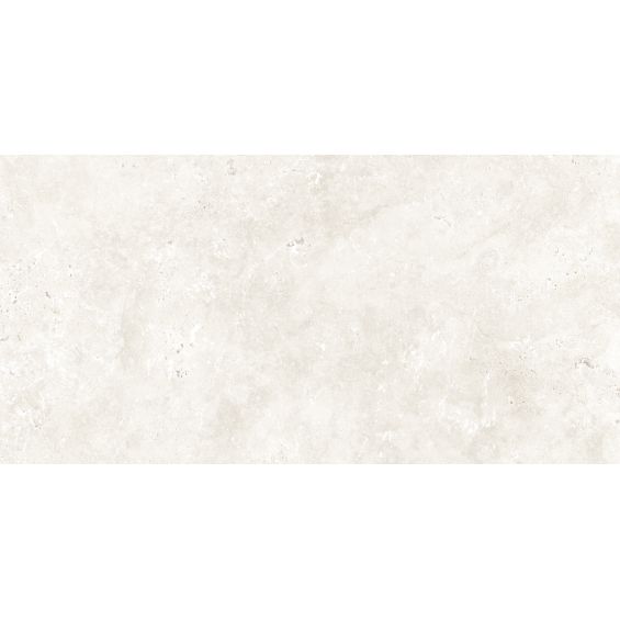 Carrelage sol extérieur effet pierre travertin Pomezia blancR11 30x60 cm