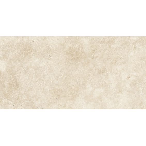 Carrelage sol effet pierre Travertin Pomeziabeige 60x119,8 cm