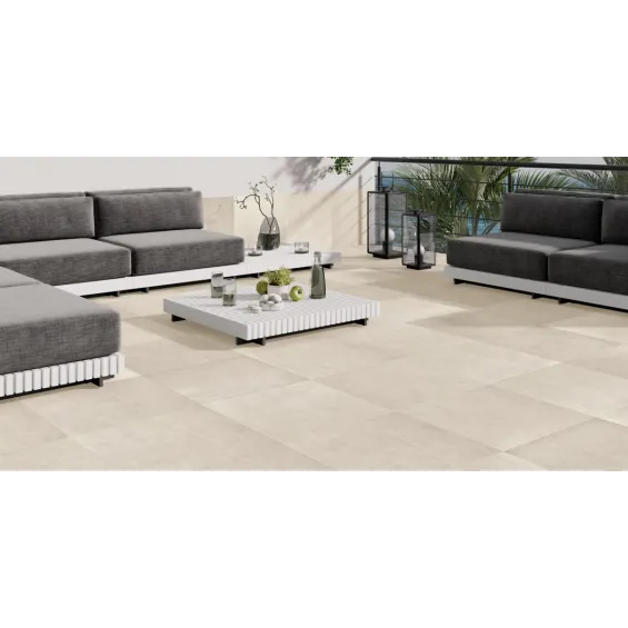  Carrelage sol extérieur effet pierre Màlia beige R11 59,2x59,2 cm - Réflex Boutique