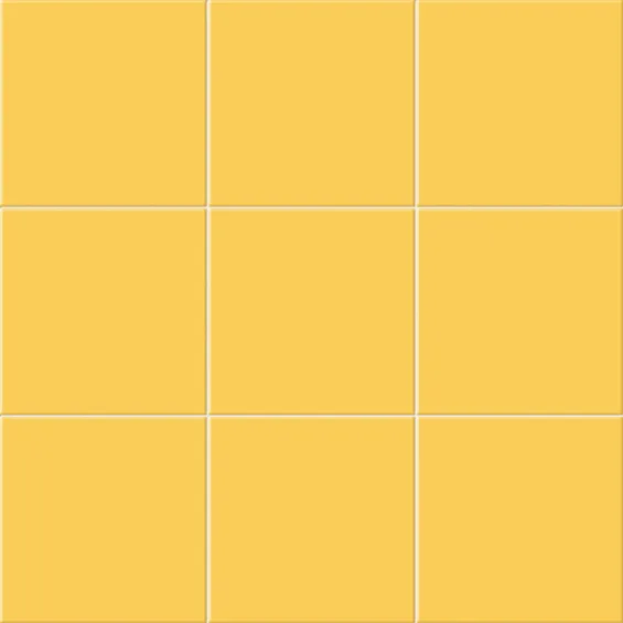  Carrelage mur Sunshine brillant Jaune 20x20 cm - Réflex Boutique