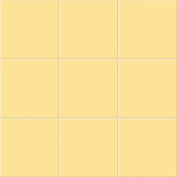  Carrelage mur Sunshine mat Jaune 20x20 cm - Réflex Boutique