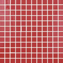 Lot de 4 m2 Mosaïque Couleur Rouge 31,5 x 31,5 cm