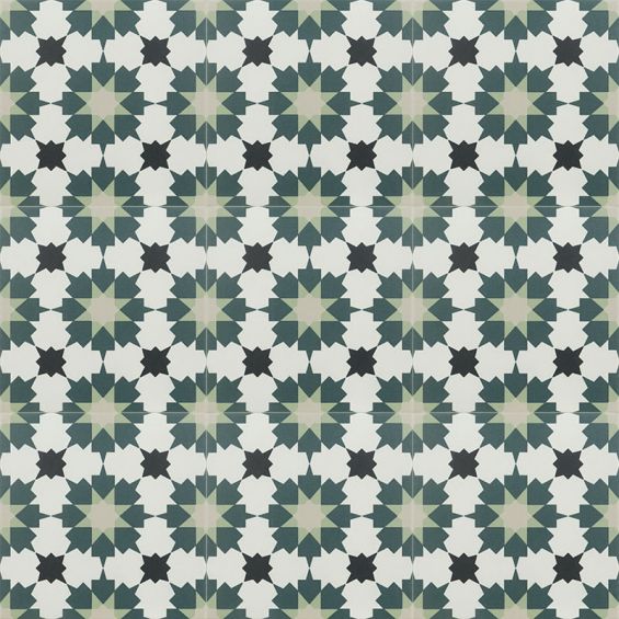 Carrelage sol effet carreaux de ciment Montaigne Amparo 20x20 cm