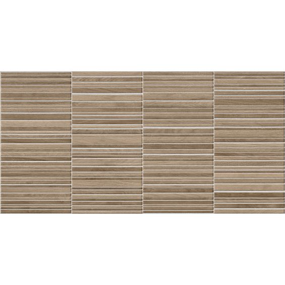 Carrelage mur Décor Bois Manaus terre 60x120 cm