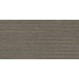 Carrelage mur Décor Bois Manaus slat noir 60x120 cm