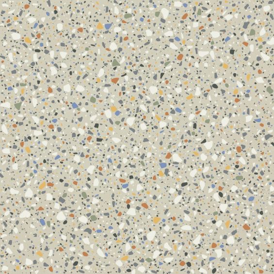 Carrelage effet Terrazzo Orattéo beige 60x60 cm