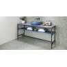  Carrelage effet Terrazzo Orattéo gris 60x60 cm - Réflex Boutique