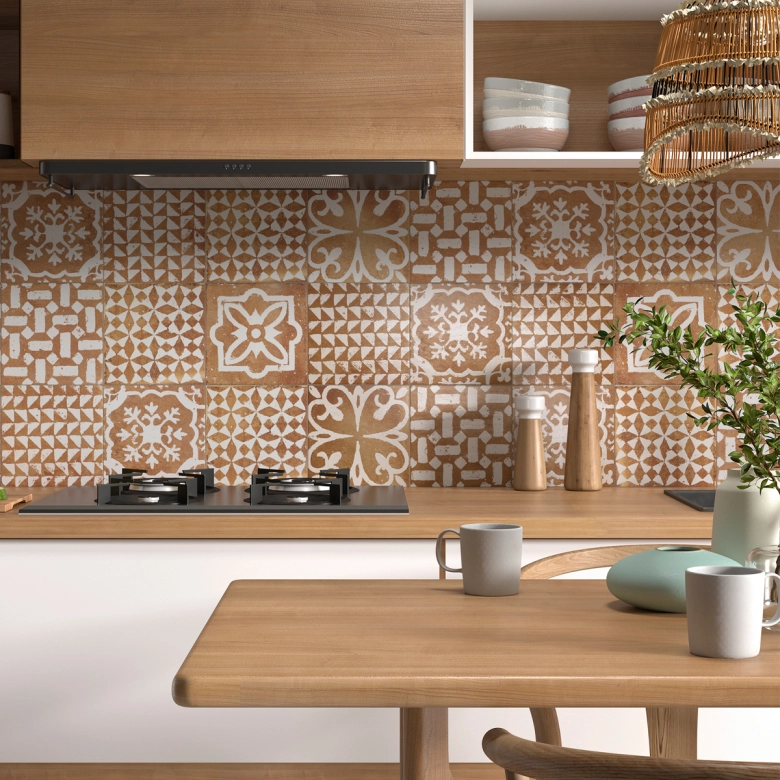 Carrelage sol effet carreaux de ciment Talamanca Kasma naturel 2020 cm