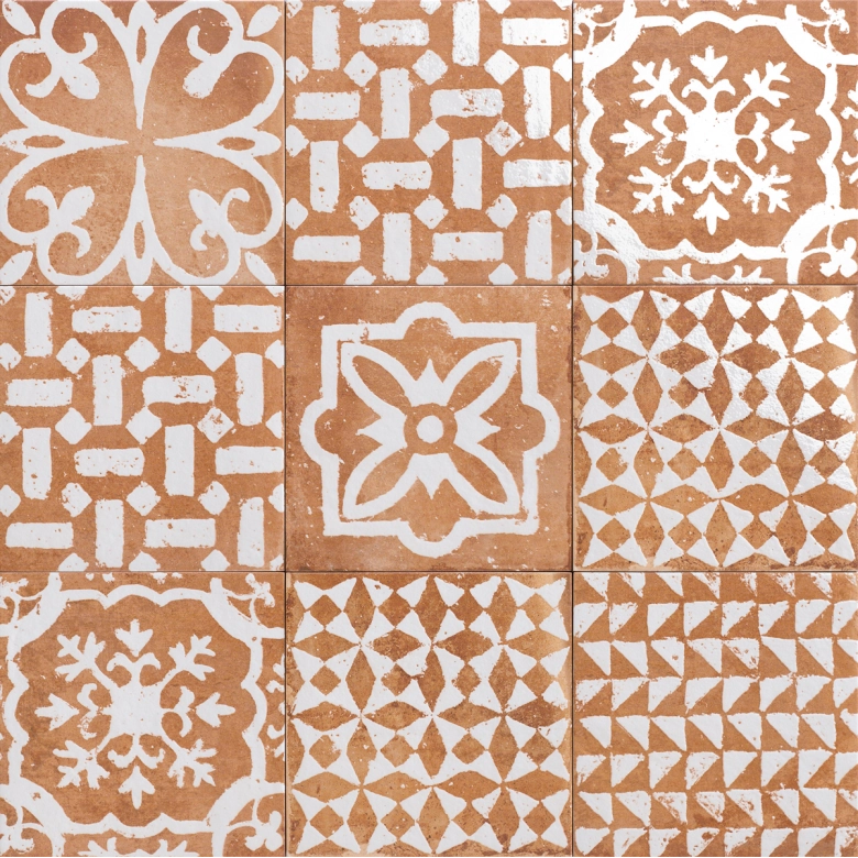 Carrelage sol effet carreaux de ciment Talamanca Kasma naturel 2020 cm