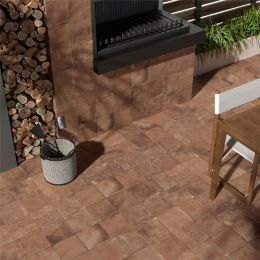 Carrelage sol Talamanca marron 20x20 cm