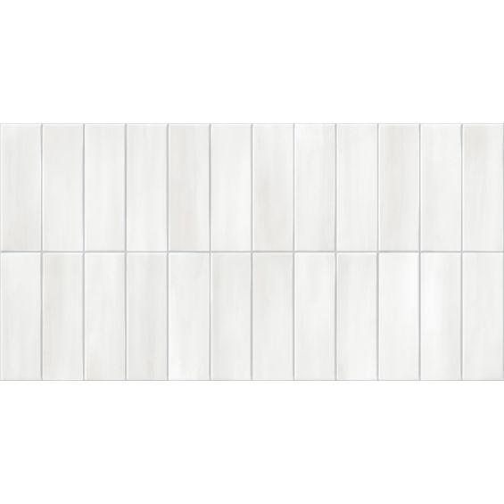 Carrelage mur effet zellige Lime blanc 32x62,5 cm