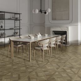 Carrelage sol imitation parquet Iraty noyer 60x60 cm