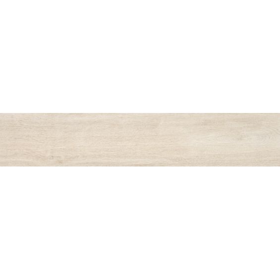 Carrelage sol imitation parquet Bornéo blanc 23x120 cm