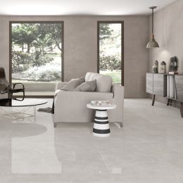 Carrelage sol poli effet marbre Concept perla 6060 cm