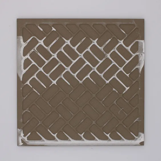 Lot de 5 m2 Carrelage sol effet carreaux de ciment République grey 25x25 cm