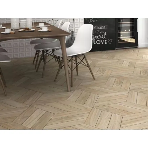 Carrelage sol imitation parquet DIAMOND timber oak CHEVRON L 70x40 cm