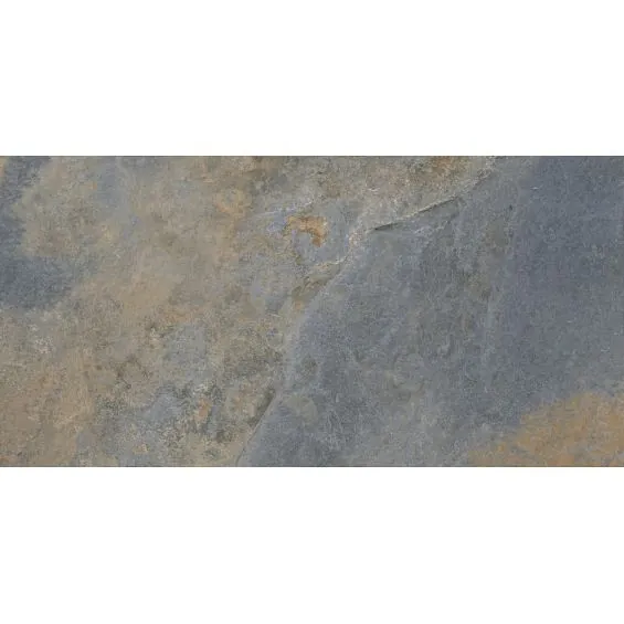  Carrelage sol extérieur effet pierre de bali Krabi bleu R11 30x60 cm - Réflex Boutique