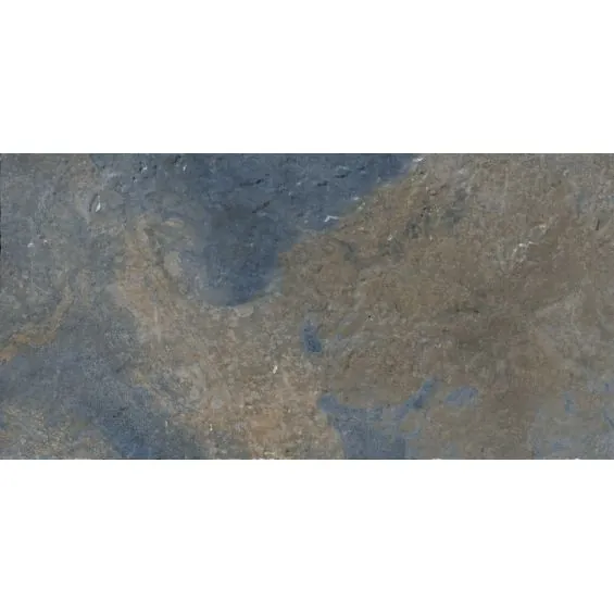  Carrelage sol extérieur effet pierre de bali Krabi bleu R11 60x120 cm - Réflex Boutique