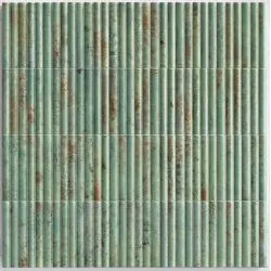 Carrelage mur effet zellige Tanger turquoise 15x30 cm