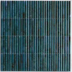  Carrelage mur effet zellige Tanger bleu lagon 15x30 cm - Réflex Boutique