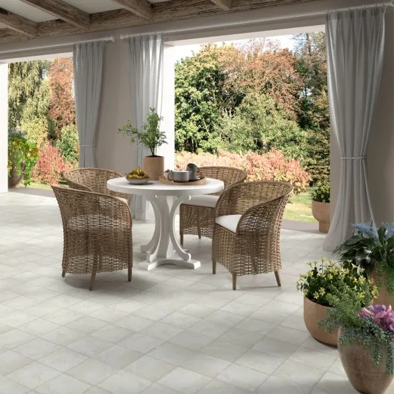  Carrelage sol Orsay thassos blanc 20x20 cm - Réflex Boutique