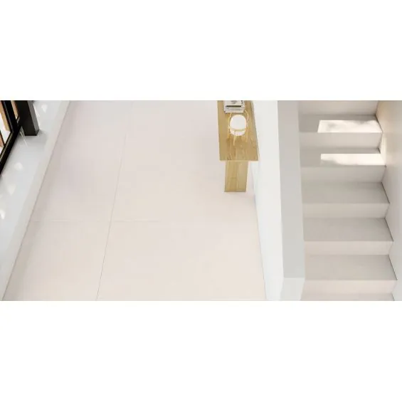  Carrelage sol extérieur moderne Quality Blanc cassé R11 120x120 cm - Réflex Boutique