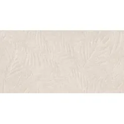 Carrelage mur Quality décor Feuillage blanc cassé mat rectifié 60x120 cm - Réflex Boutique