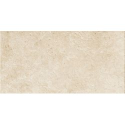 Carrelage sol effet travertin Auvergnat beige 40x60 cm