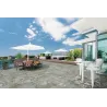 Carrelage sol extérieur effet pierre minéral grigio R11 60*120 cm