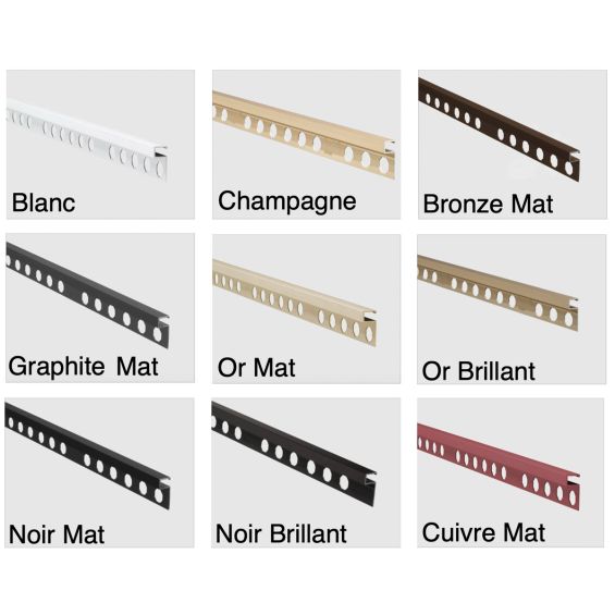 Différents coloris