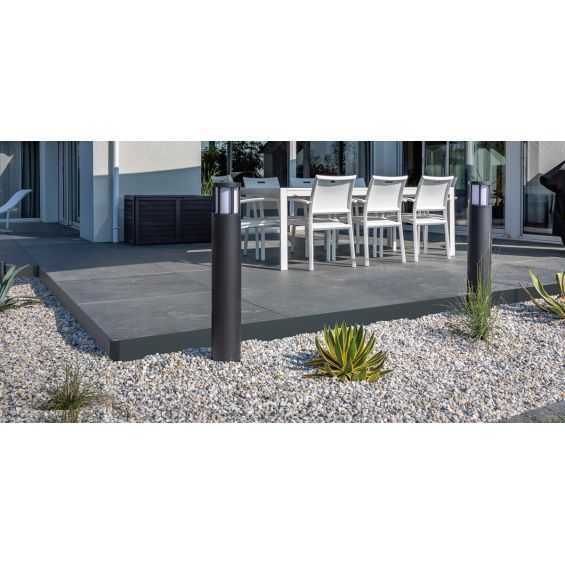 Profil de finition Alu clipsable,pour bords de terrasse sur plots