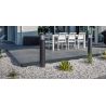 Profil de finition Alu clipsable,pour bords de terrasse sur plots