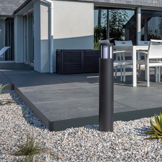 Profil de finition Alu clipsable,pour bords de terrasse sur plots