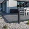 Profil de finition Alu clipsable,pour bords de terrasse sur plots
